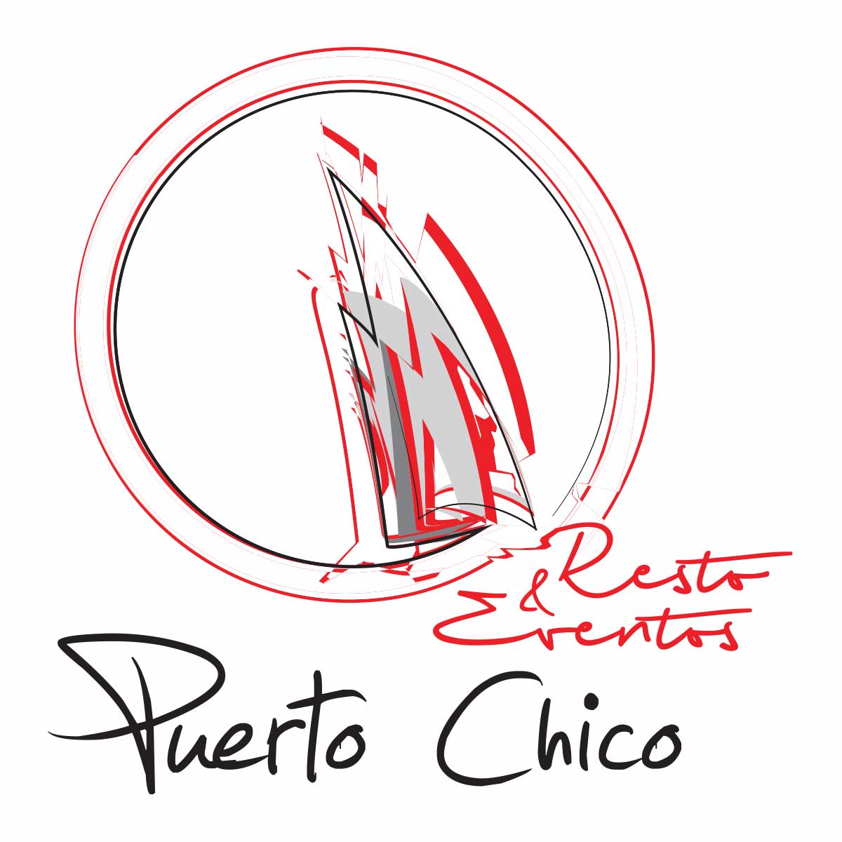 Logo para Puerto Chico | resto &amp; eventos
