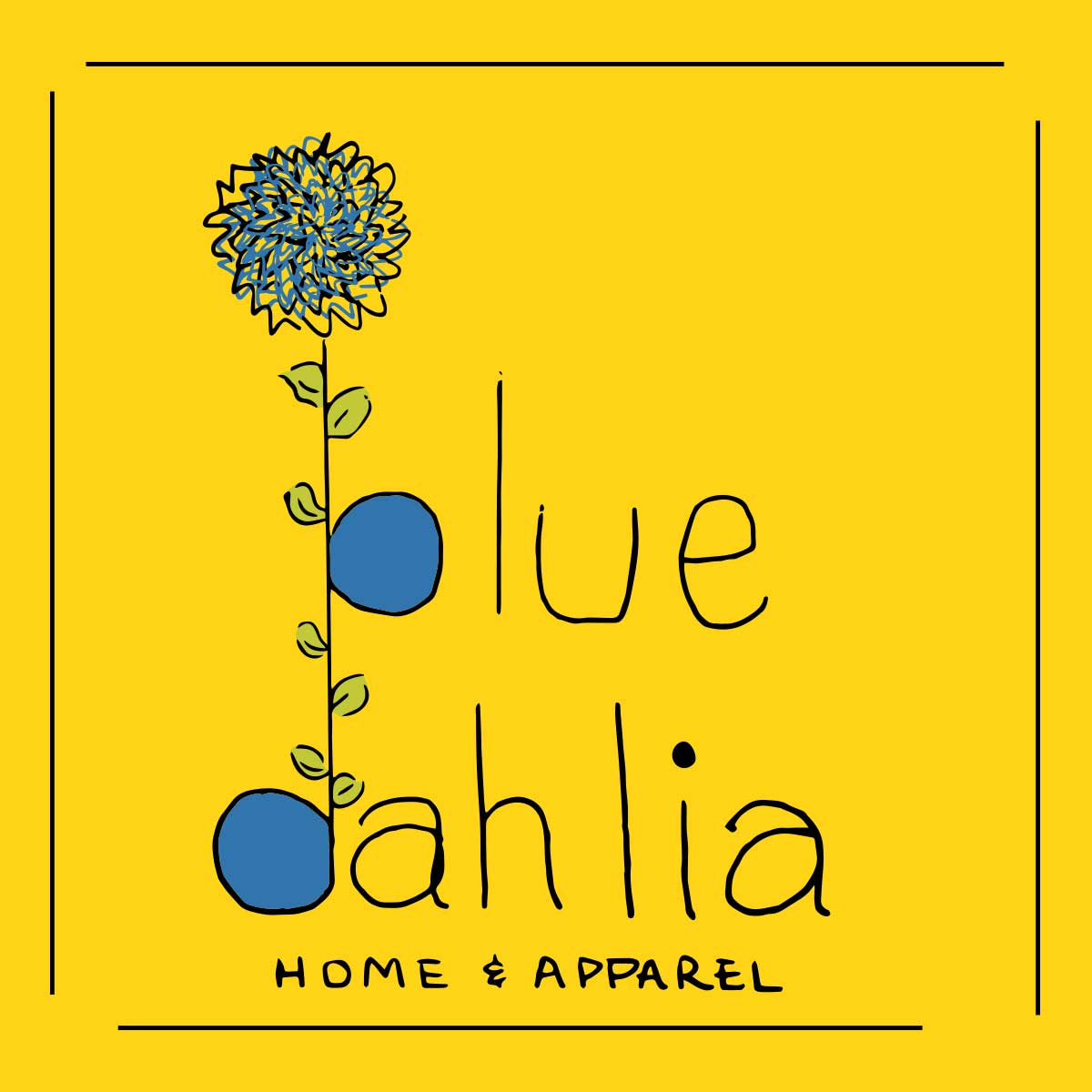 Logo para Blue Dahlia | Home & Apparel
