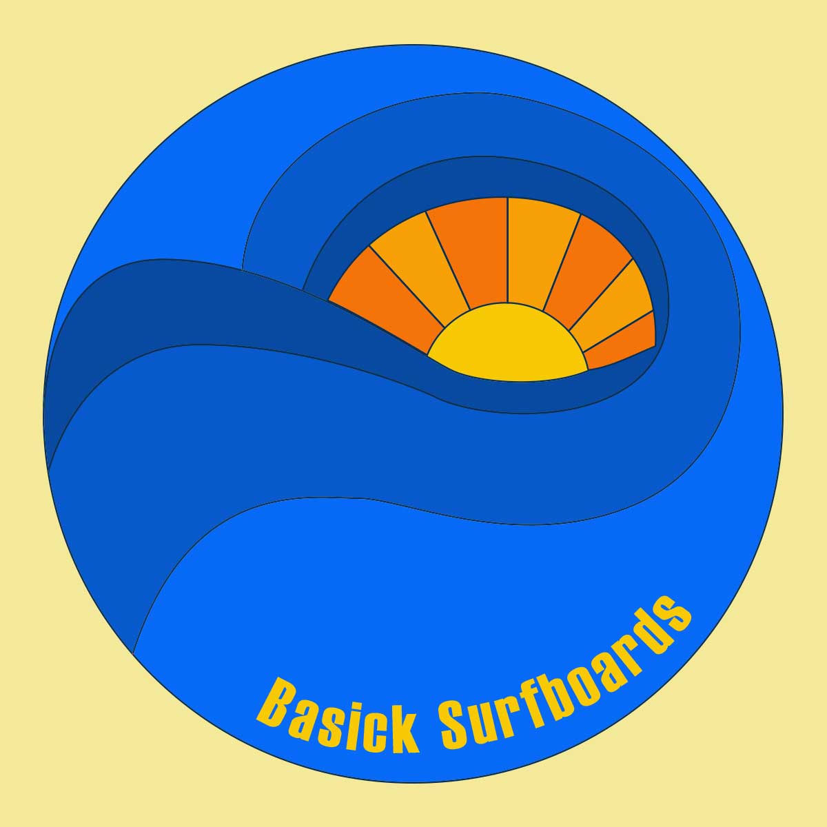 Logo para Basick Surfboard